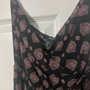 Forever 21 black and pink jumpsuit (great condition)